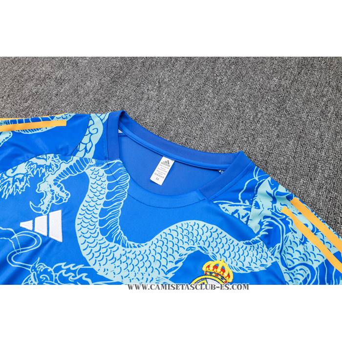 Chandal del Real Madrid Dragon 24-25 Manga Corta Azul - Pantalon Corto